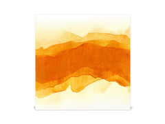 Wall Mount Key Box together with Decorative Dry Erase Board KN15 Art Series : Orange watercolour