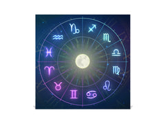 Key Cabinet with Glass Dry-Erase Board – Elegant Key Storage for Home, Office & Airbnb – Magnetic Glass Whiteboard & Key Holder – KN22 Modern Art Series : Circle of Zodiac