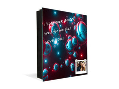 Armadietto moderno per chiavi con motivo a scelta K01 Linee concentriche