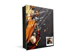 Armadietto moderno per chiavi con motivo a scelta K01 Linee concentriche