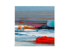 Wall Mount Key Box together with Decorative Dry Erase Board KN15 Art Series : Abstract art oil painting