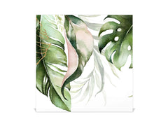 Decorative Key Box with Magnetic Glass Dry-Erase Board KN14 Nature series : Dark tropical nature