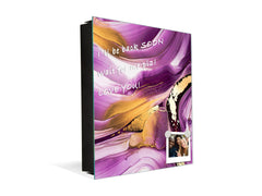 Wall Mount Key Box together with Decorative Dry Erase Board KN15 Art Series : Liquid colours 4