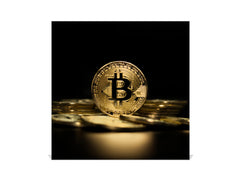 Key Cabinet with Glass Dry-Erase Board – Elegant Key Storage for Home, Office & Airbnb – Magnetic Glass Whiteboard & Key Holder – KN22 Modern Art Series : Physical Bitcoin