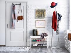 Decorative Key Box with Magnetic Glass Memo Board - Tempered Glass Wall Art - KN21 Abstract Concepts Series 1 : Modern Golden Scratches