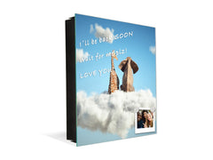 Petite armoire pour clés avec motif au choix K01 Lignes concentriques