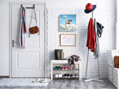 Petite armoire pour clés avec motif au choix K01 Lignes concentriques