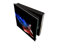 Decorative Key Organizer with Magnetic Surface Dry-Erase Board KN17 Animals Series : Colourful eagle