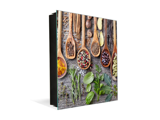 Dekorative Key Box K01 Konzentrische Linien