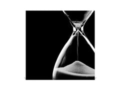 Decorative Key Box with Magnetic Glass Memo Board - Tempered Glass Wall Art - KN21 Abstract Concepts Series 1 : Hourglass in the Void