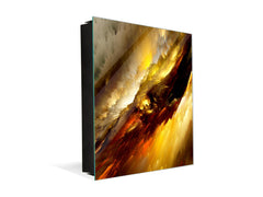 Petite armoire pour clés avec motif au choix K01 Lignes concentriques