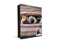 Petite armoire pour clés avec motif au choix K01 Lignes concentriques