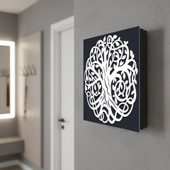 Portachiavi decorativo con lavagna magnetica K11: Albero celtico della vita