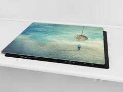 Tabla de cortar - Cubierta de la placa de inducción D04 Serie Bebidas: Cerezas 7