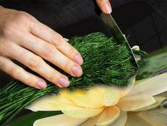 Tempered GLASS Cutting Board – Worktop saver and Pastry Board –- Glass Kitchen Board; MEASURES: SINGLE: 60 x 52 cm (23,62” x 20,47”); DOUBLE: 30 x 52 cm (11,81” x 20,47”); D34 Nature Series: Beautiful water lilly flower 2