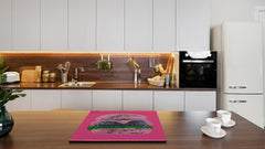 GIGANTE ASSE DA CUCINA e Copri-piano cottura a induzione; Serie di vini DD04: Ciliegie 7