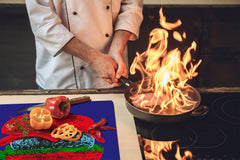 GIGANTE ASSE DA CUCINA e Copri-piano cottura a induzione; Serie di vini DD04: Ciliegie 7