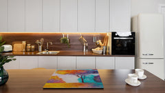 GIGANTE ASSE DA CUCINA e Copri-piano cottura a induzione; Serie di vini DD04: Ciliegie 7