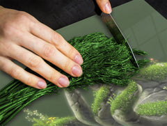 Tabla de cortar - Cubierta de la placa de inducción D04 Serie Bebidas: Cerezas 7