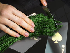 Chopping Board - Induction Cooktop Cover - Glass Cutting Board – Impact & Shatter Resistant – MEASURES: SINGLE: 60 x 52 cm; DOUBLE: 2 x 30 x 52 cm; D42 Modern Art Series : Night at Casino 2