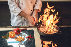 Couvre-plaques de cuisson; D04 Série Boissons Cerises 7