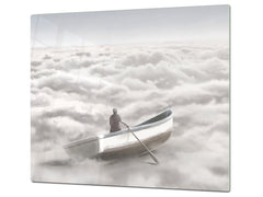 Tabla de cortar - Cubierta de la placa de inducción D04 Serie Bebidas: Cerezas 7