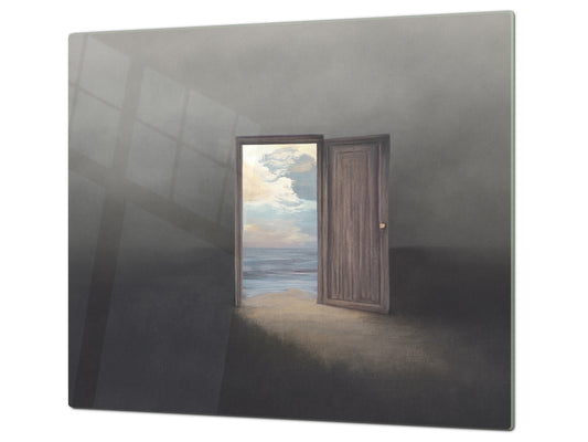 Tabla de cortar - Cubierta de la placa de inducción D04 Serie Bebidas: Cerezas 7