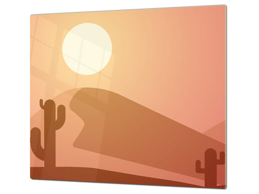 Tabla de cortar - Cubierta de la placa de inducción D04 Serie Bebidas: Cerezas 7