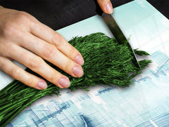 Chopping Board Set - Induction Cooktop Cover –Glass Cutting Board; MEASURES: SINGLE: 60 x 52 cm (23,62” x 20,47”); DOUBLE: 30 x 52 cm (11,81” x 20,47”); D39 Miscellaneous Series : Abstract cityscape 1