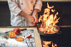 Tabla de cortar - Cubierta de la placa de inducción D04 Serie Bebidas: Cerezas 7