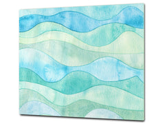 Tabla de cortar - Cubierta de la placa de inducción D04 Serie Bebidas: Cerezas 7