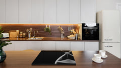 Versatile Tempered Glass Worktop Saver and Induction Cooktop Cover – Durable and Scratch-Resistant – MEASURES: SINGLE: 60 x 52 cm; DOUBLE: 2 x 30 x 52 cm; D41 Abstract Concepts Series 1 : Hourglass in the Void