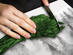 Tabla de cortar - Cubierta de la placa de inducción D04 Serie Bebidas: Cerezas 7