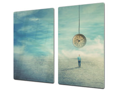 Tabla de cortar - Cubierta de la placa de inducción D04 Serie Bebidas: Cerezas 7