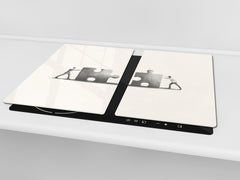 Tabla de cortar - Cubierta de la placa de inducción D04 Serie Bebidas: Cerezas 7