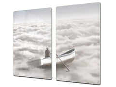 Tabla de cortar - Cubierta de la placa de inducción D04 Serie Bebidas: Cerezas 7