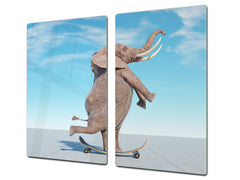 Tabla de cortar - Cubierta de la placa de inducción D04 Serie Bebidas: Cerezas 7