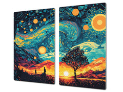 GIGANTE ASSE DA CUCINA e Copri-piano cottura a induzione; Serie di vini DD04: Ciliegie 7