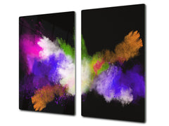 Schneidbrett aus Hartglas und schützende Arbeitsoberfläche D04 Drinks Series: Cherries 7