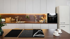 Versatile Tempered Glass Worktop Saver and Induction Cooktop Cover – Durable and Scratch-Resistant – MEASURES: SINGLE: 60 x 52 cm; DOUBLE: 2 x 30 x 52 cm; D41 Abstract Concepts Series 1 : Hourglass in the Void