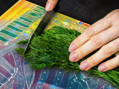 Ensembles de planches à découper TRES GRAND; Série Alimentaire DD16: Nourriture africaine