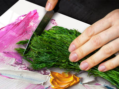 Ensembles de planches à découper TRES GRAND; Série Alimentaire DD16: Nourriture africaine