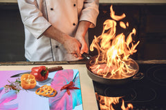 Enorme Cubre vitros de cristal templado - Serie de alimentos DD16 Comida Africa