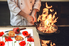 Enorme Cubre vitros de cristal templado - Serie de alimentos DD16 Comida Africa