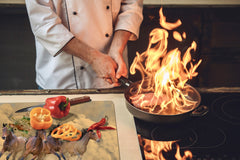 BIG KITCHEN BOARD & Induction Cooktop Cover β Glass Pastry Board β SINGLE: 80 x 52 cm (31,5β x 20,47β); DOUBLE: 40 x 52 cm (15,75β x 20,47β); DD47 Animals Series : Galloping horses