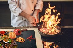 GIGANTIC CUTTING BOARD and Cooktop Cover - Glass Kitchen Board;SINGLE: 80 x 52 cm (31,5” x 20,47”); DOUBLE: 40 x 52 cm (15,75” x 20,47”); DD48 Herbs and spices Series : Colourful spices