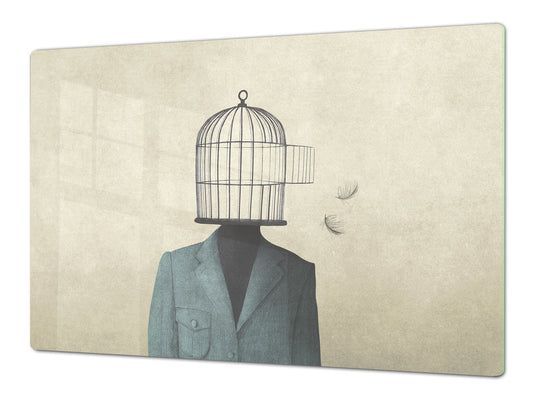 Enorme Cubre vitros de cristal templado - Serie de alimentos DD16 Comida Africa