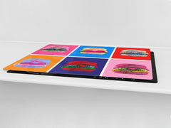 Enorme Cubre vitros de cristal templado - Serie de alimentos DD16 Comida Africa