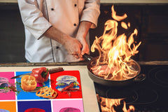 Enorme Cubre vitros de cristal templado - Serie de alimentos DD16 Comida Africa