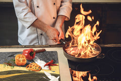 Ensembles de planches à découper TRES GRAND; Série Alimentaire DD16: Nourriture africaine